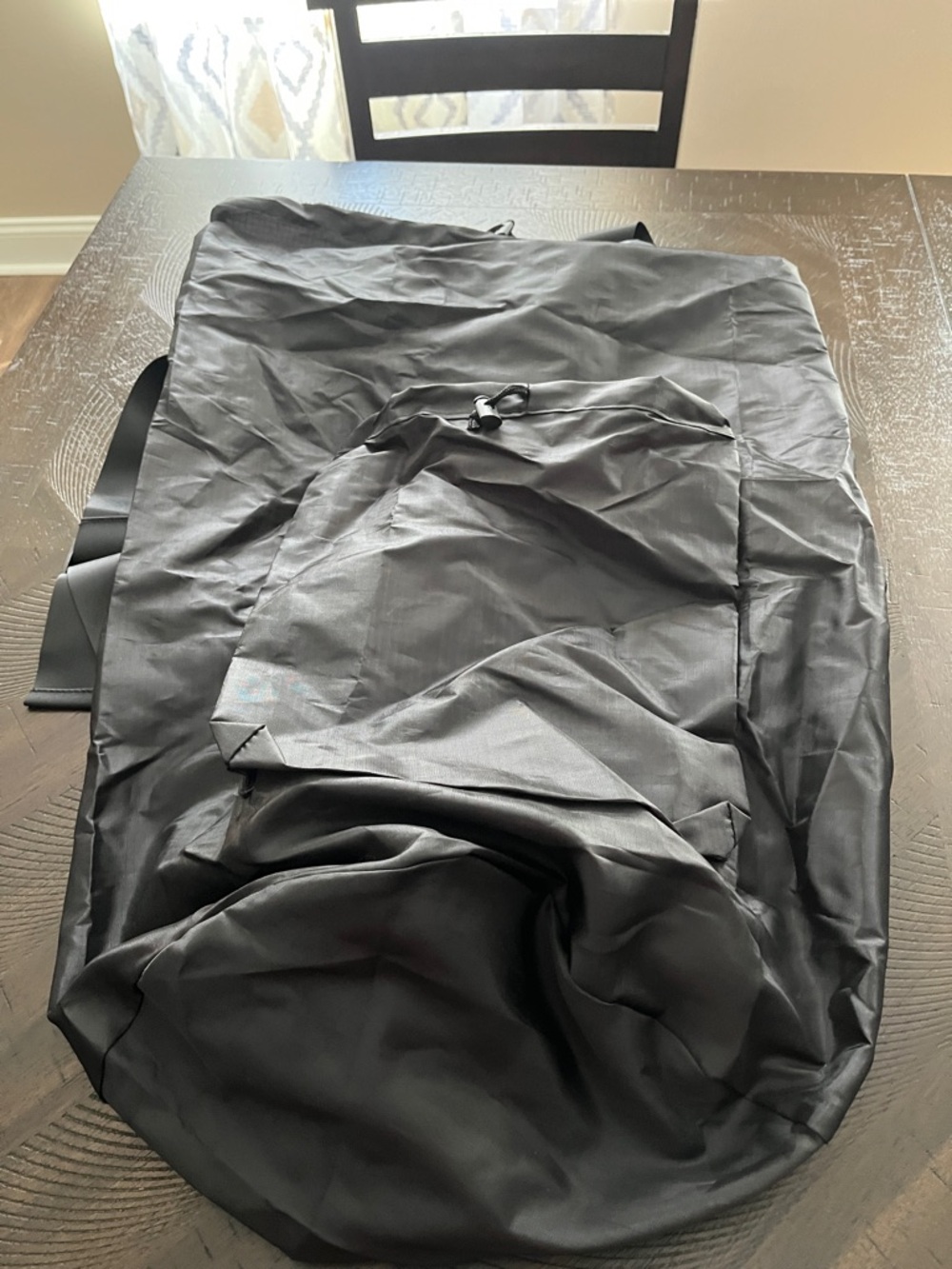 Black Large Fabric Storage Bag - Unbranded